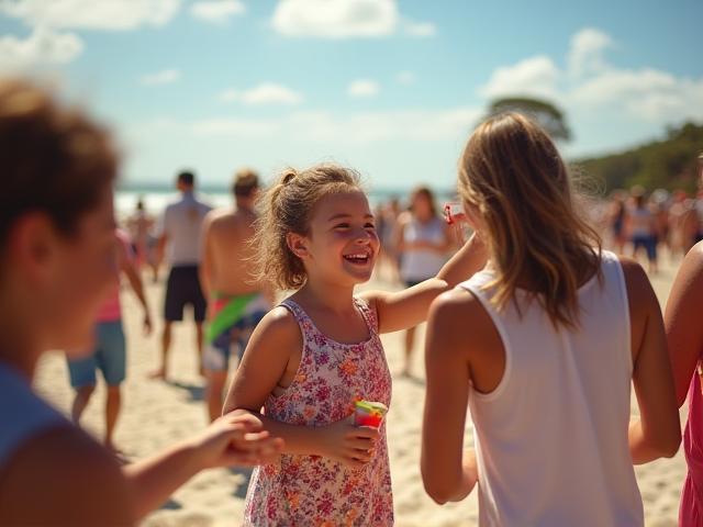 Vibrant image of Maroochydore community engaging with local events
